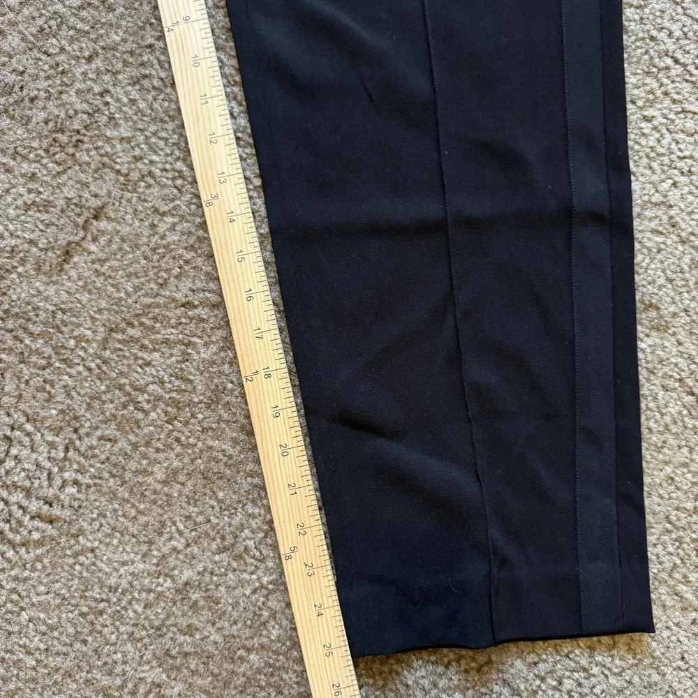 NWT Express High Waisted Seamed Ankle Jogger Pants Women Medium Black Lightweigh - Picture 10 of 10
